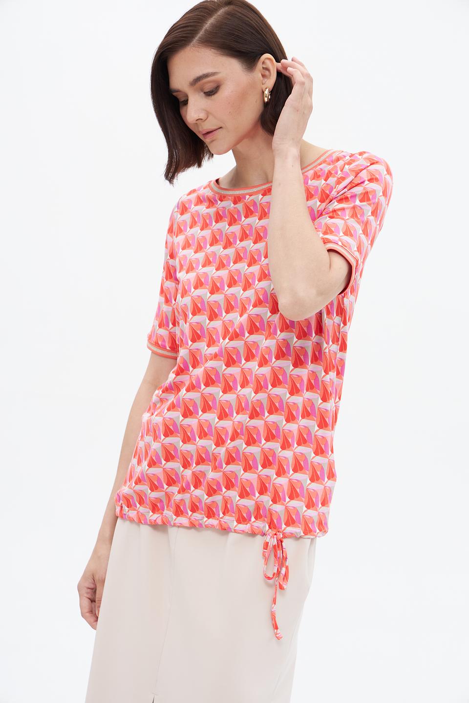 Блузка Betty Barclay с принтом коралловый