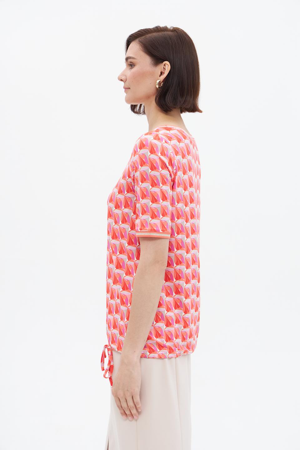 Блузка Betty Barclay с принтом коралловый