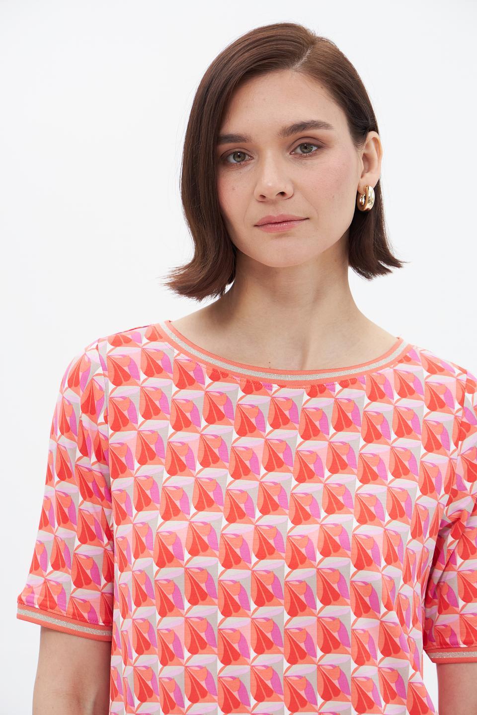 Блузка Betty Barclay с принтом коралловый
