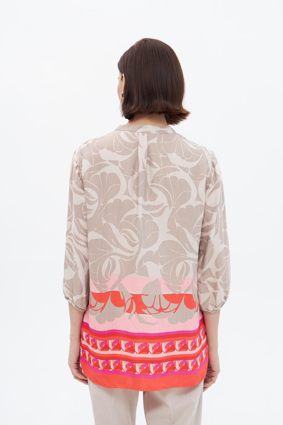 Блузка Betty Barclay с принтом бежевый