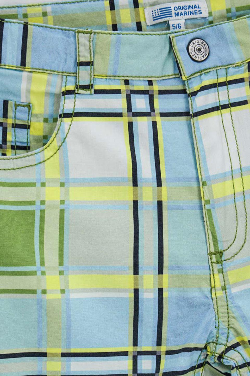 Брюки Original Marines в клетку голубой