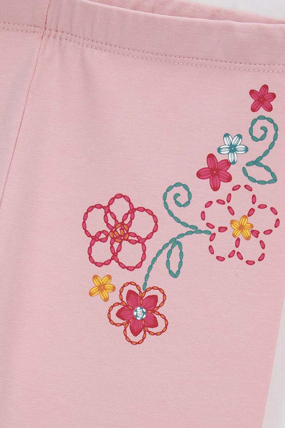 Джинсы Original Marines розовые с вышивкой