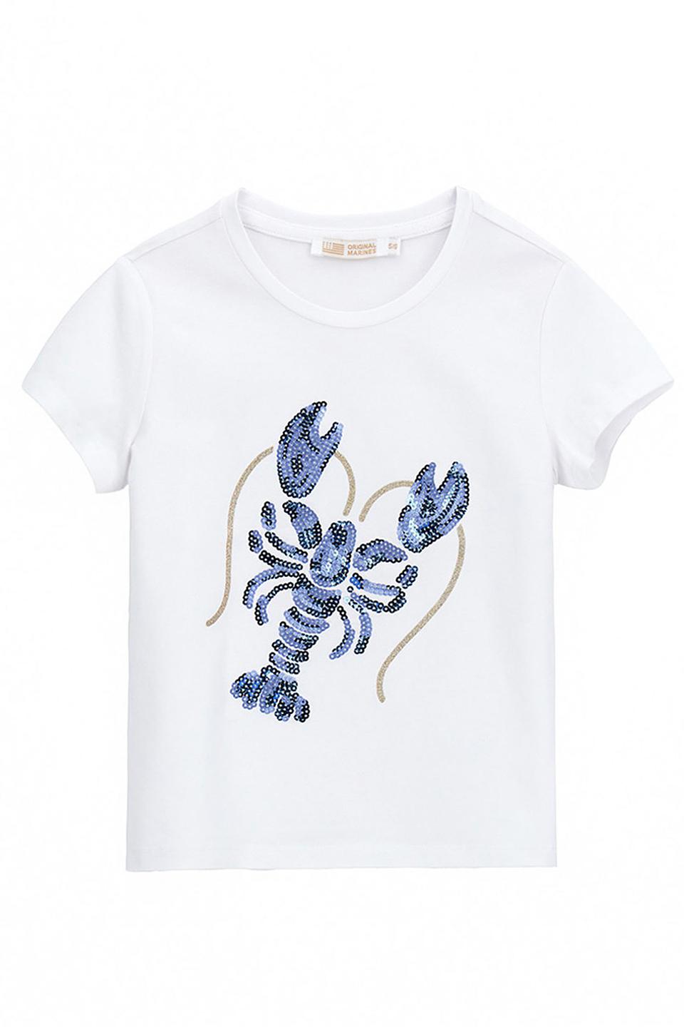 Футболка Original Marines дев. с крабом белый