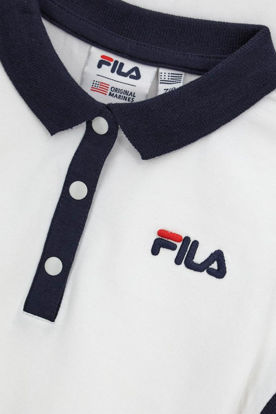 Поло Fila Original Marines белое