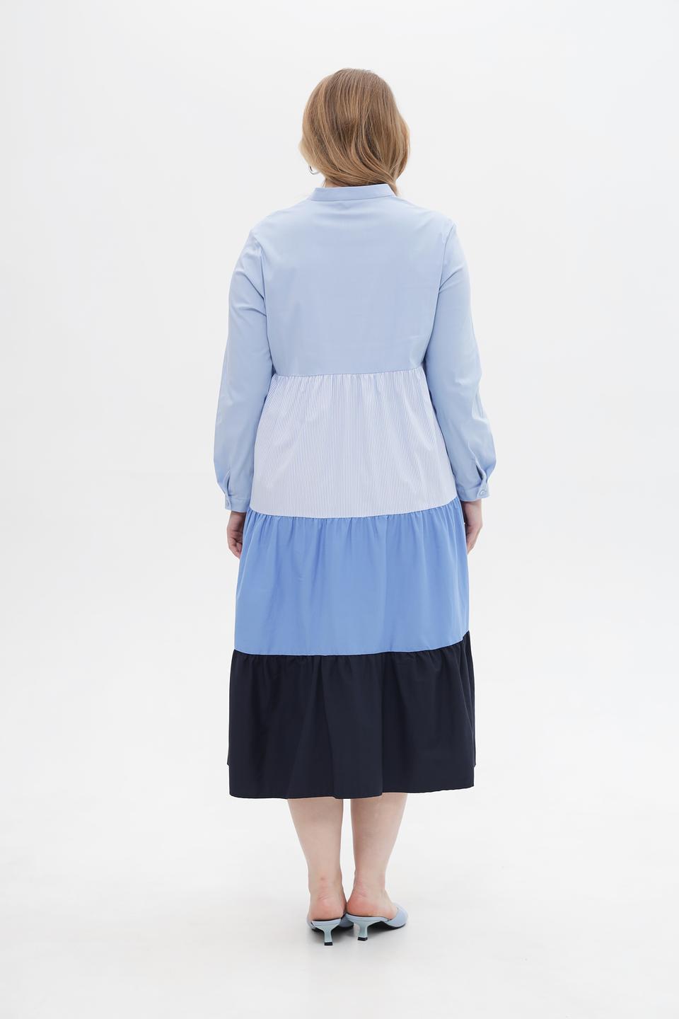 Платье Tuzzi многослойное голубое