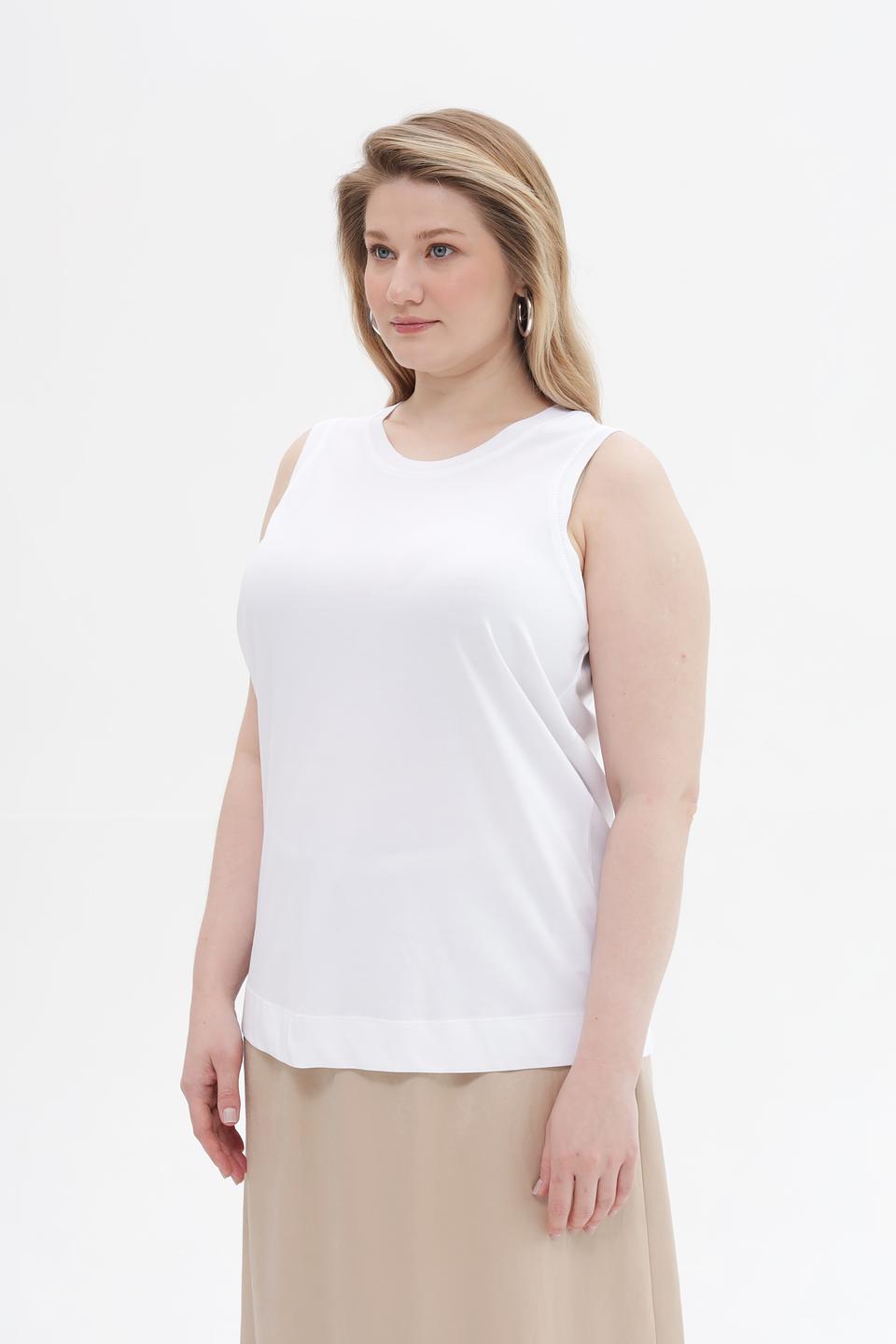 Топ Margittes базовый белый