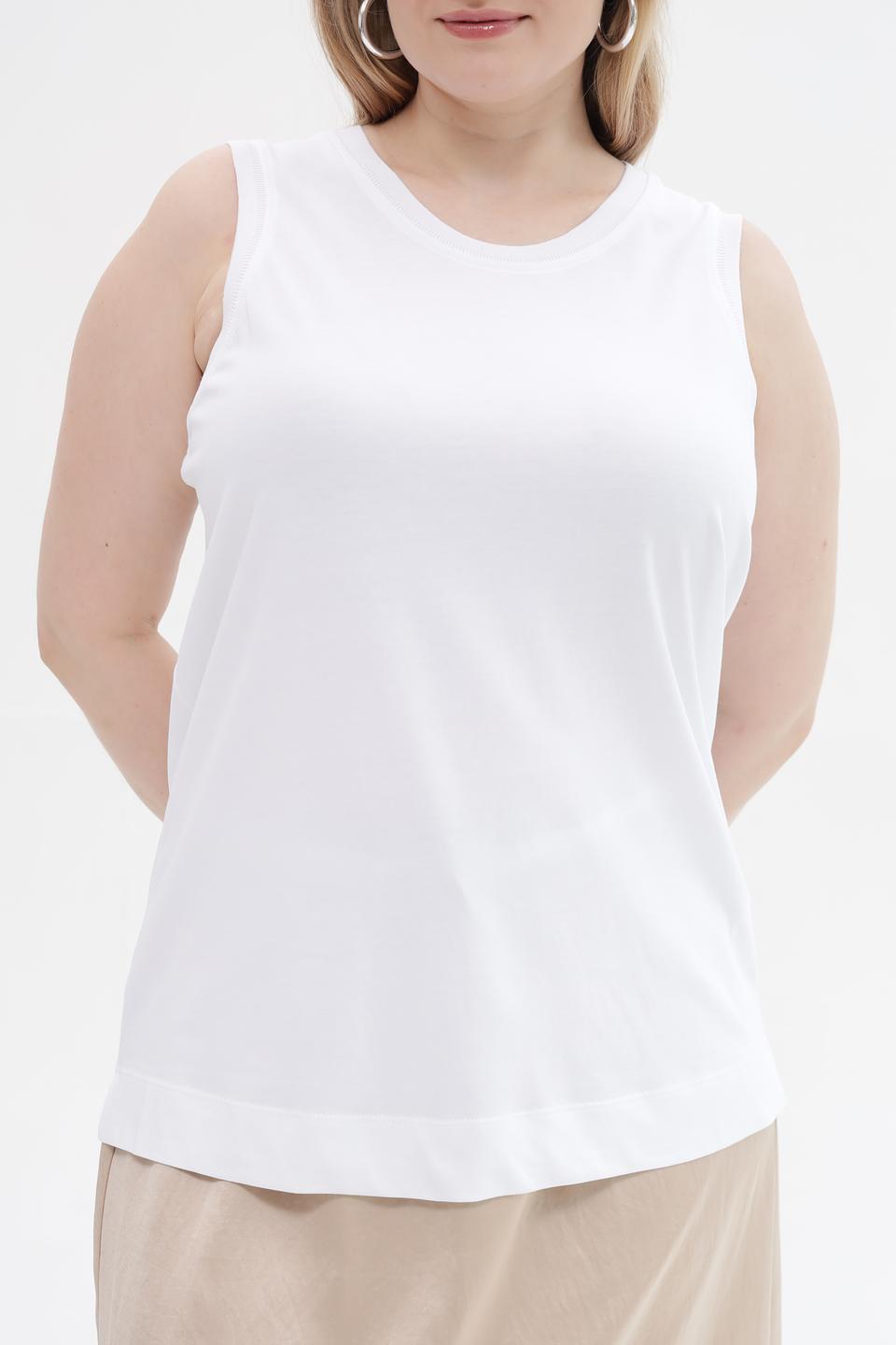 Топ Margittes базовый белый