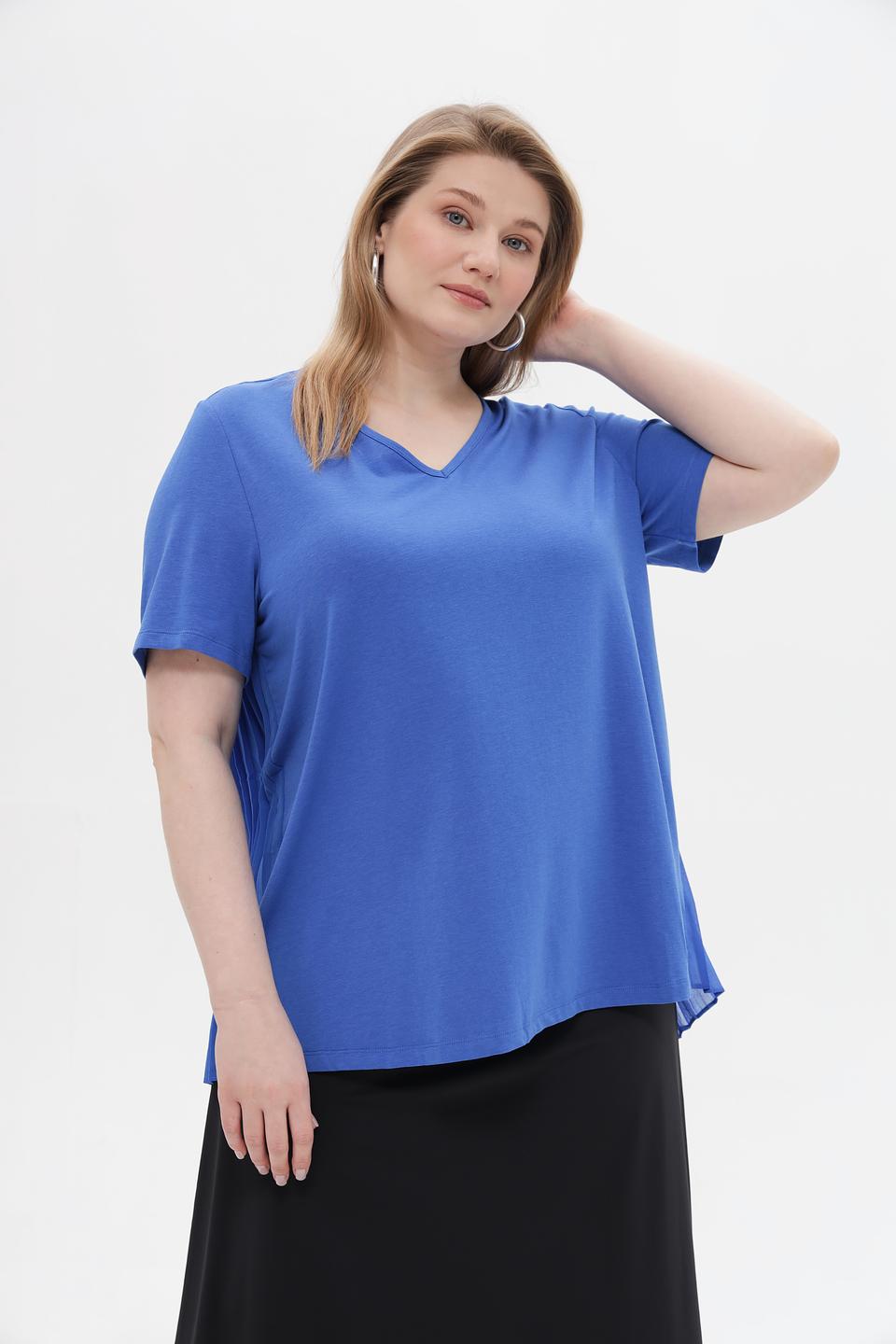 Блуза Samoon женская синяя