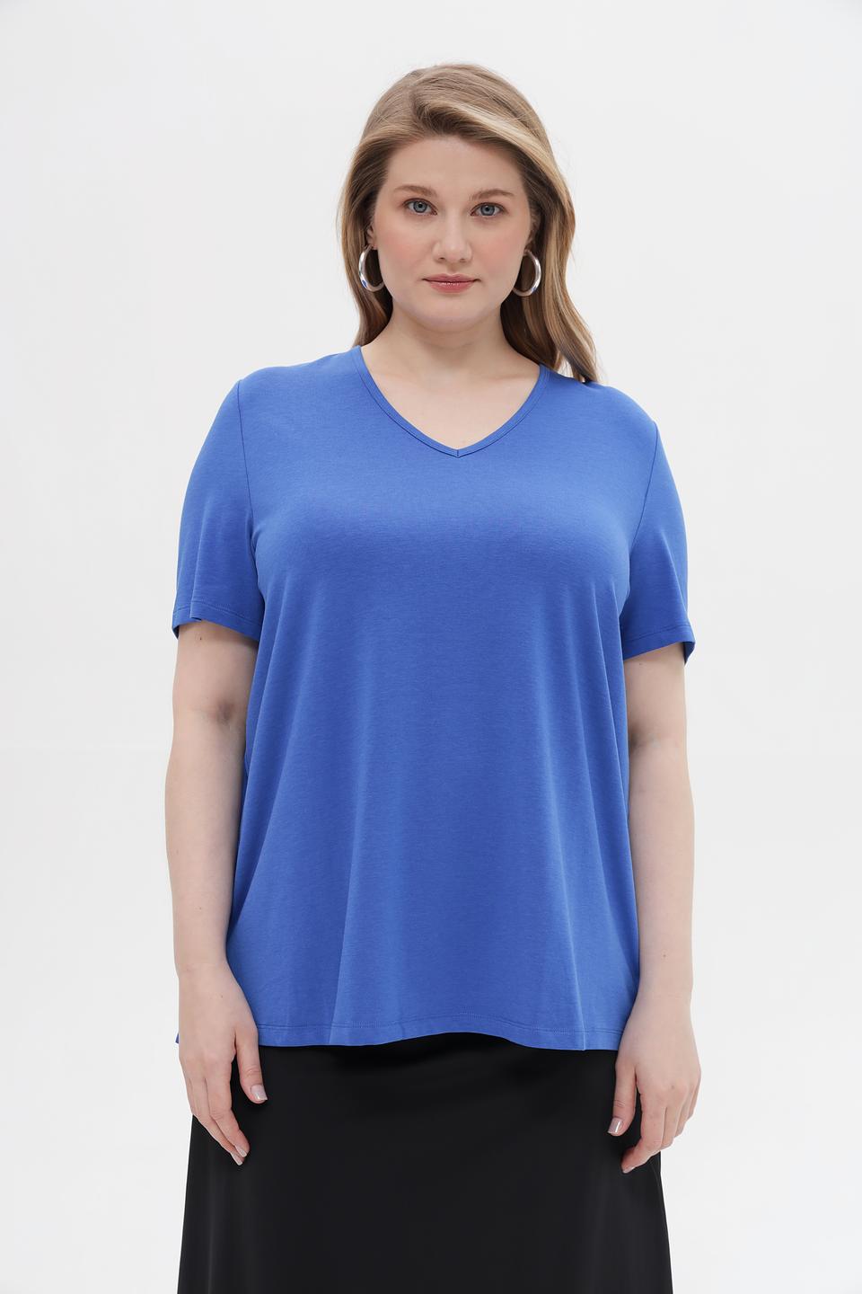 Блуза Samoon женская синяя