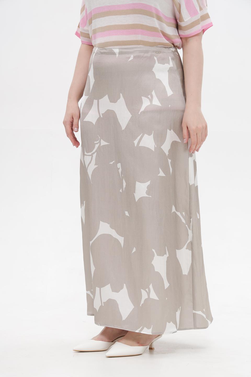 Юбка Cinque с принтом бежевая