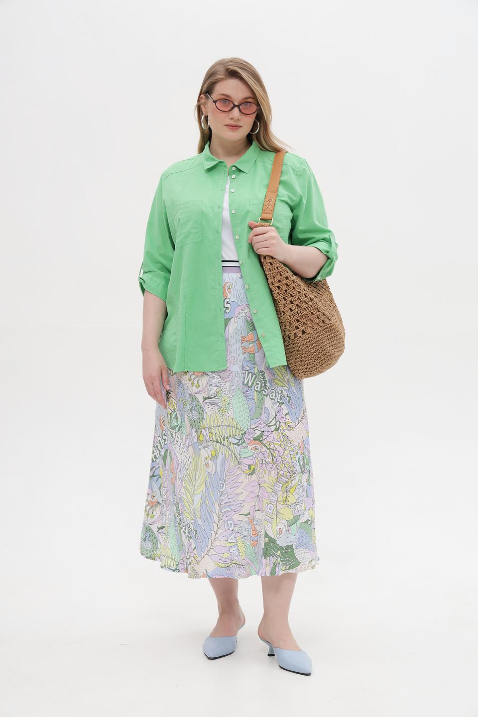 Блуза Via Appia DUE зелёная