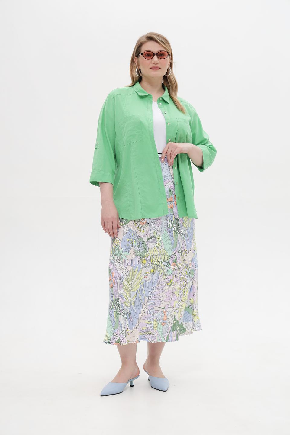 Блуза Via Appia DUE зелёная