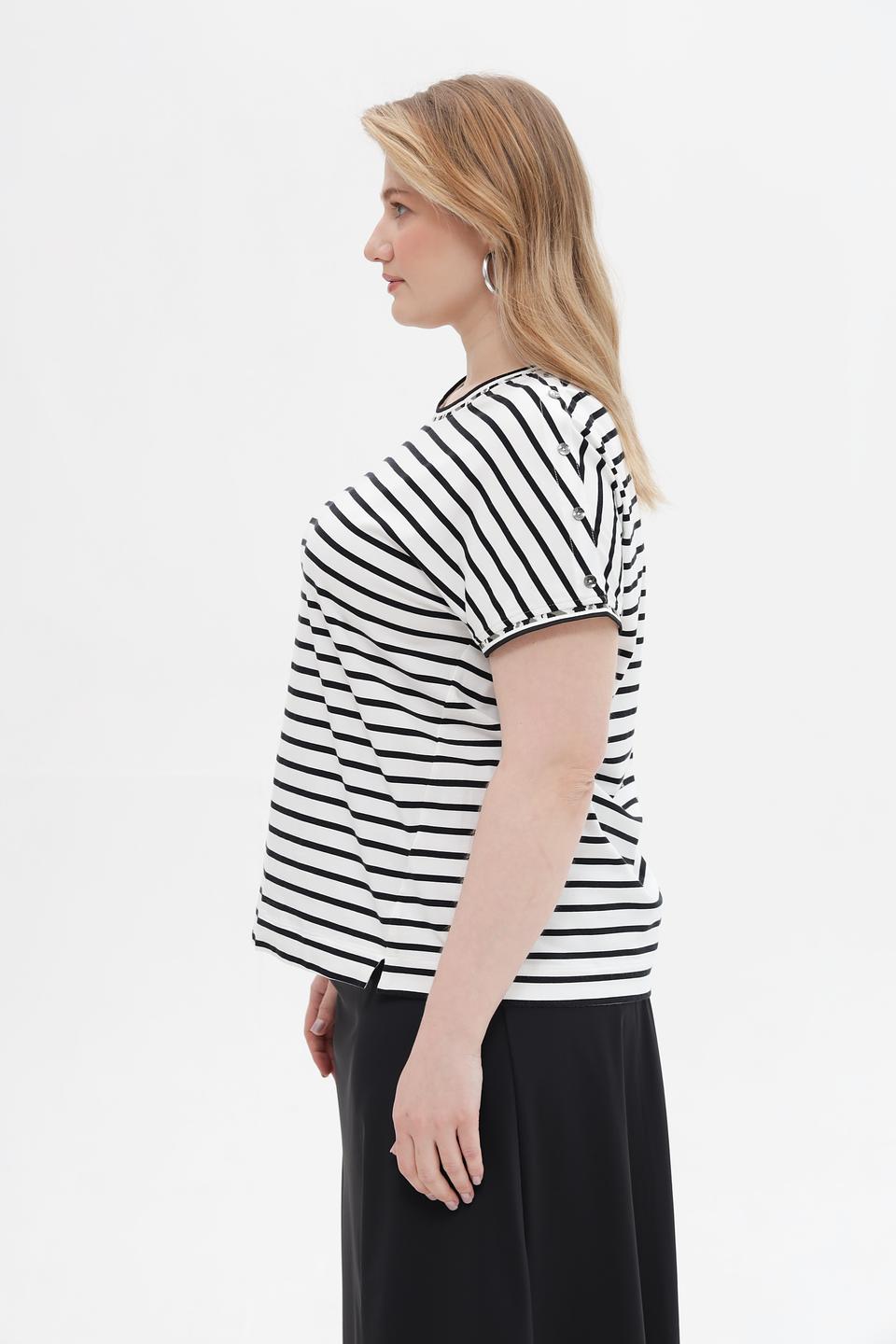 Футболка Frapp в полоску