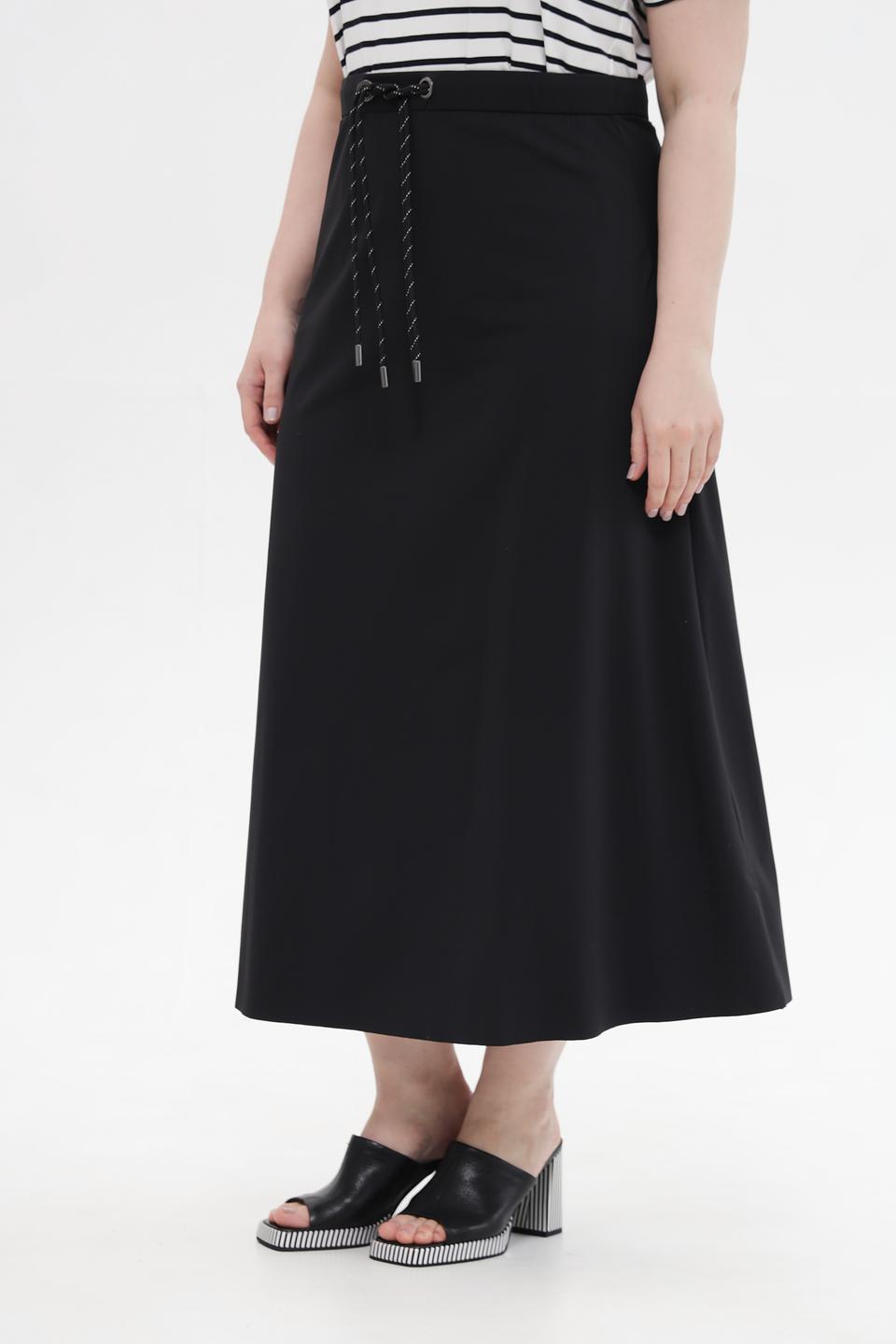 Юбка Frapp чёрная с кулиской