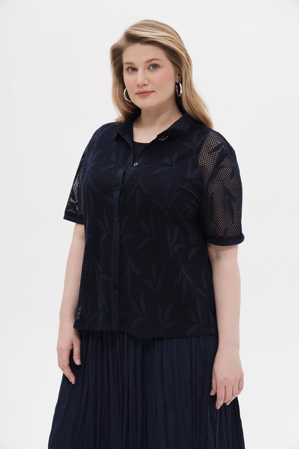 Блузка Frank Walder с вышивкой