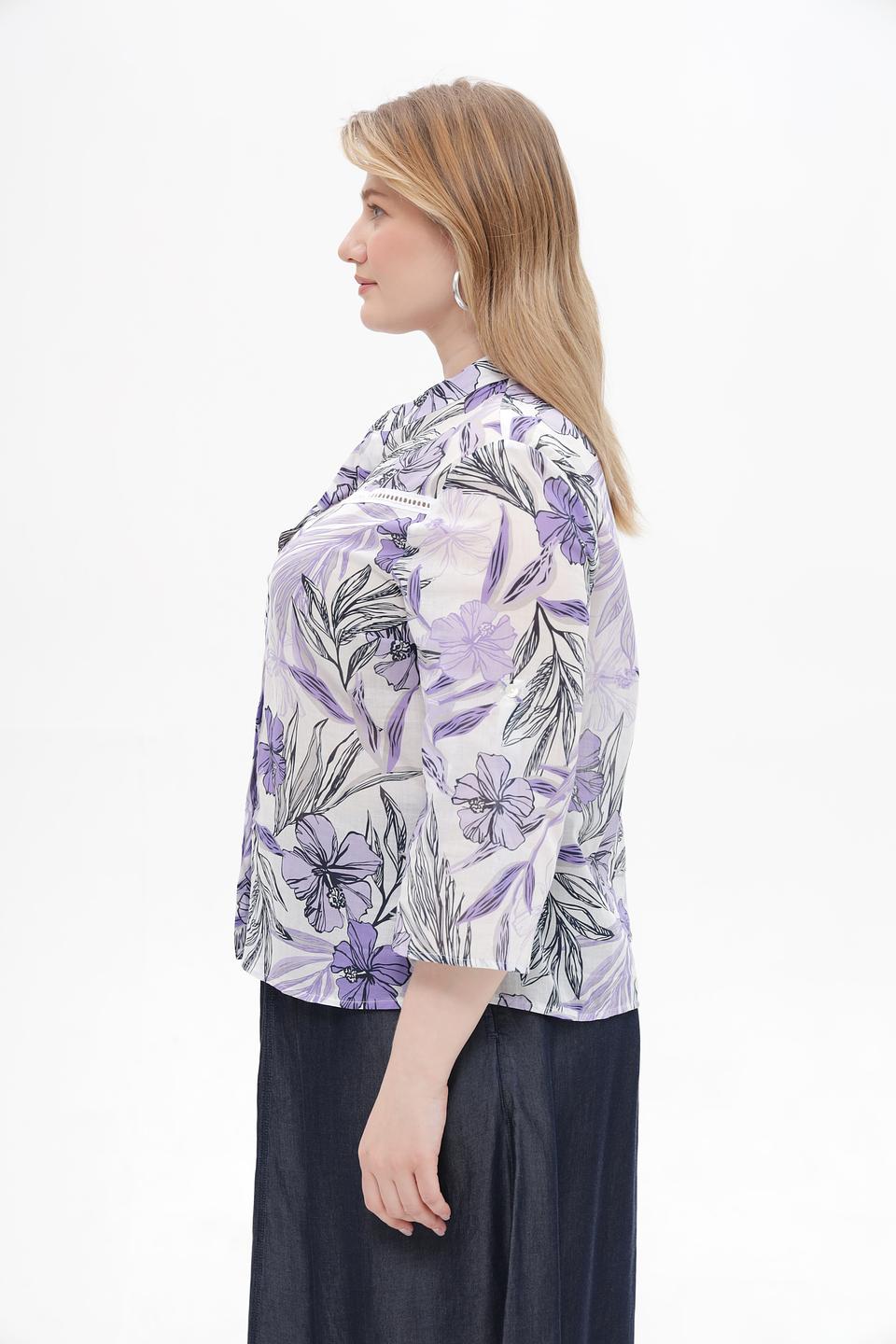 Блузка Frank Walder с цветочным принтом
