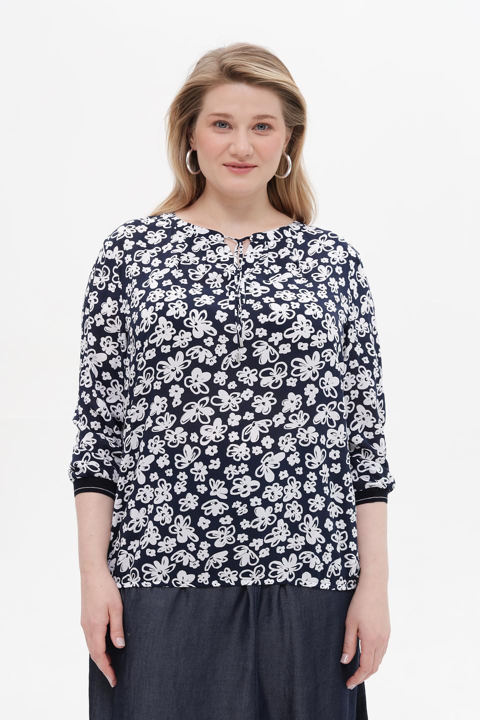 Блуза Rabe collection с цветочным принтом