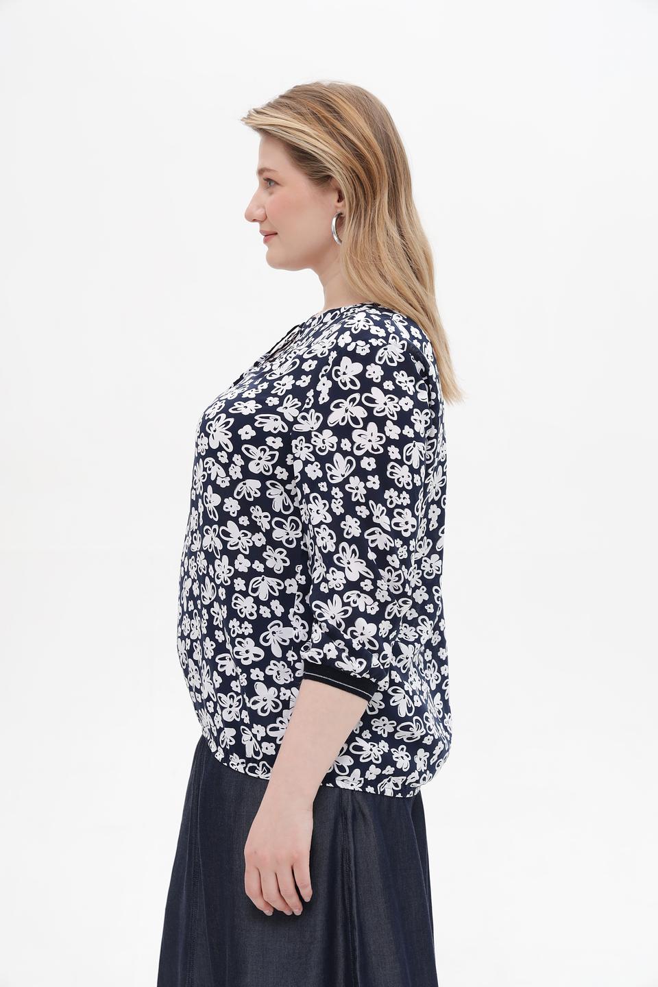 Блуза Rabe collection с цветочным принтом