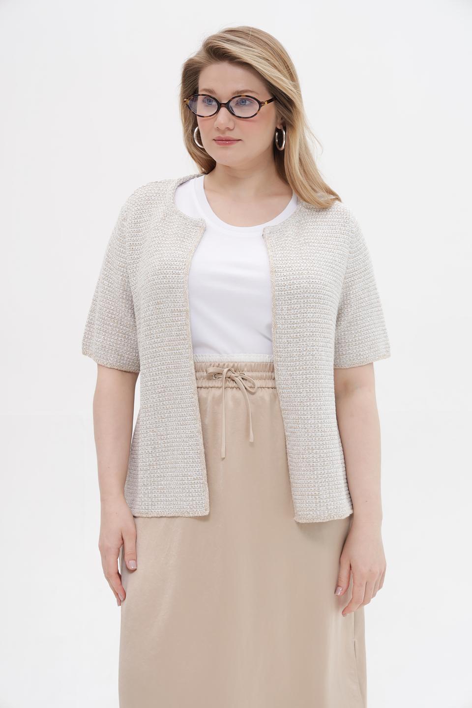 Жакет Monari короткий бежевый