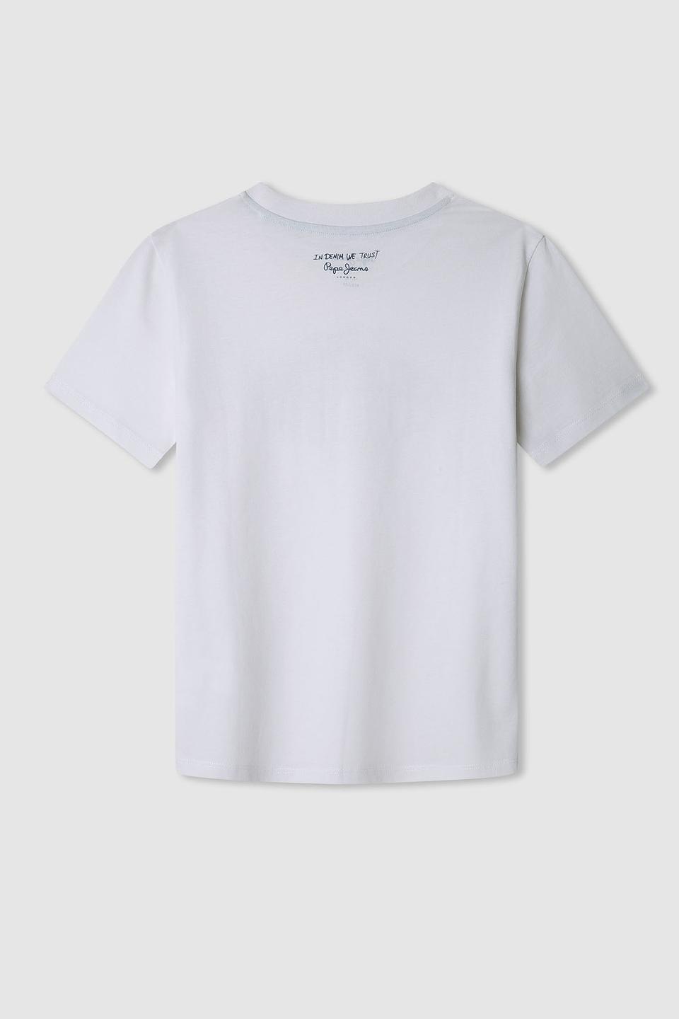 Футболка Pepe Jeans London детская белая