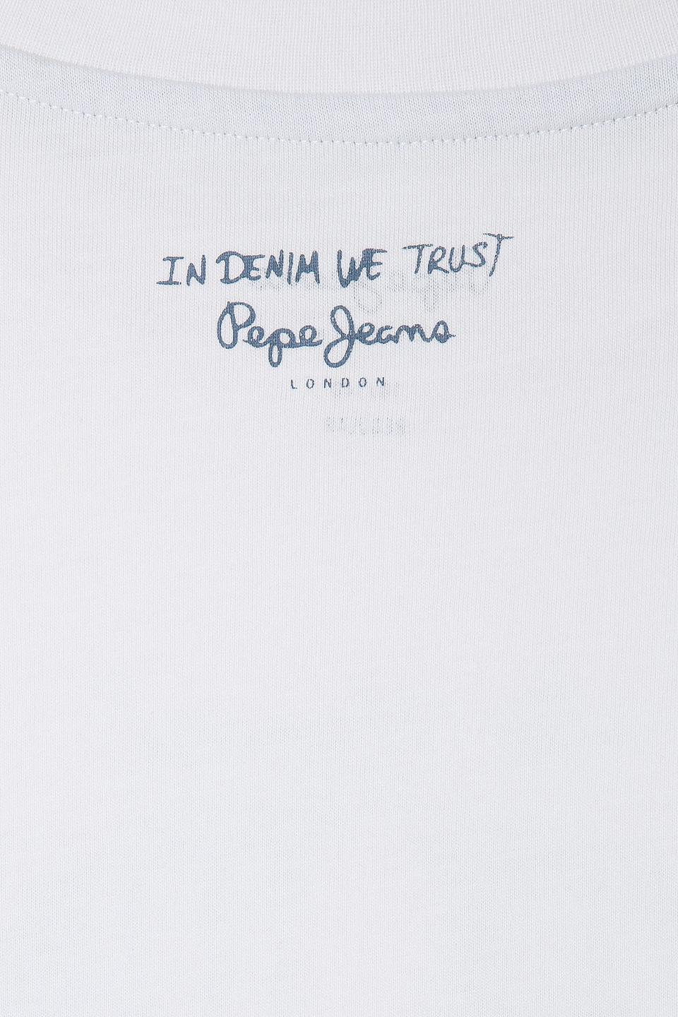 Футболка Pepe Jeans London детская белая