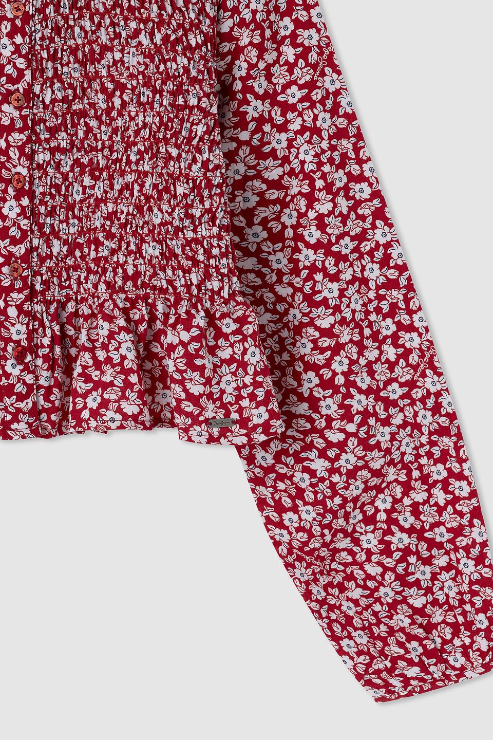 Блузка Pepe Jeans London дев. с цветочным принтом