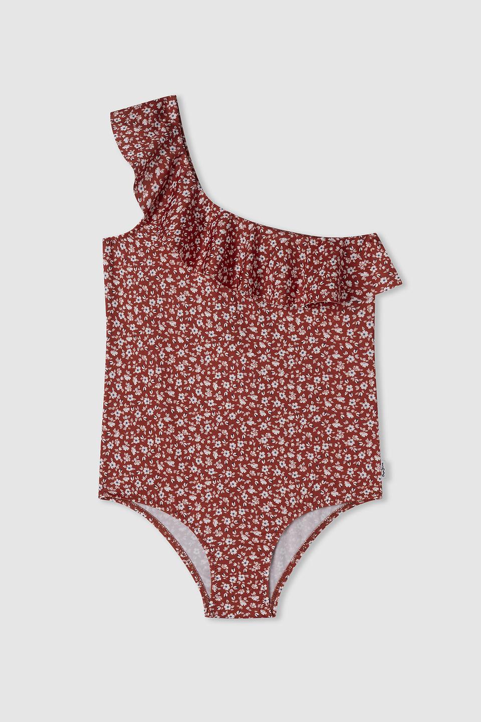 Купальник Pepe Jeans London дев. с цветочным принтом