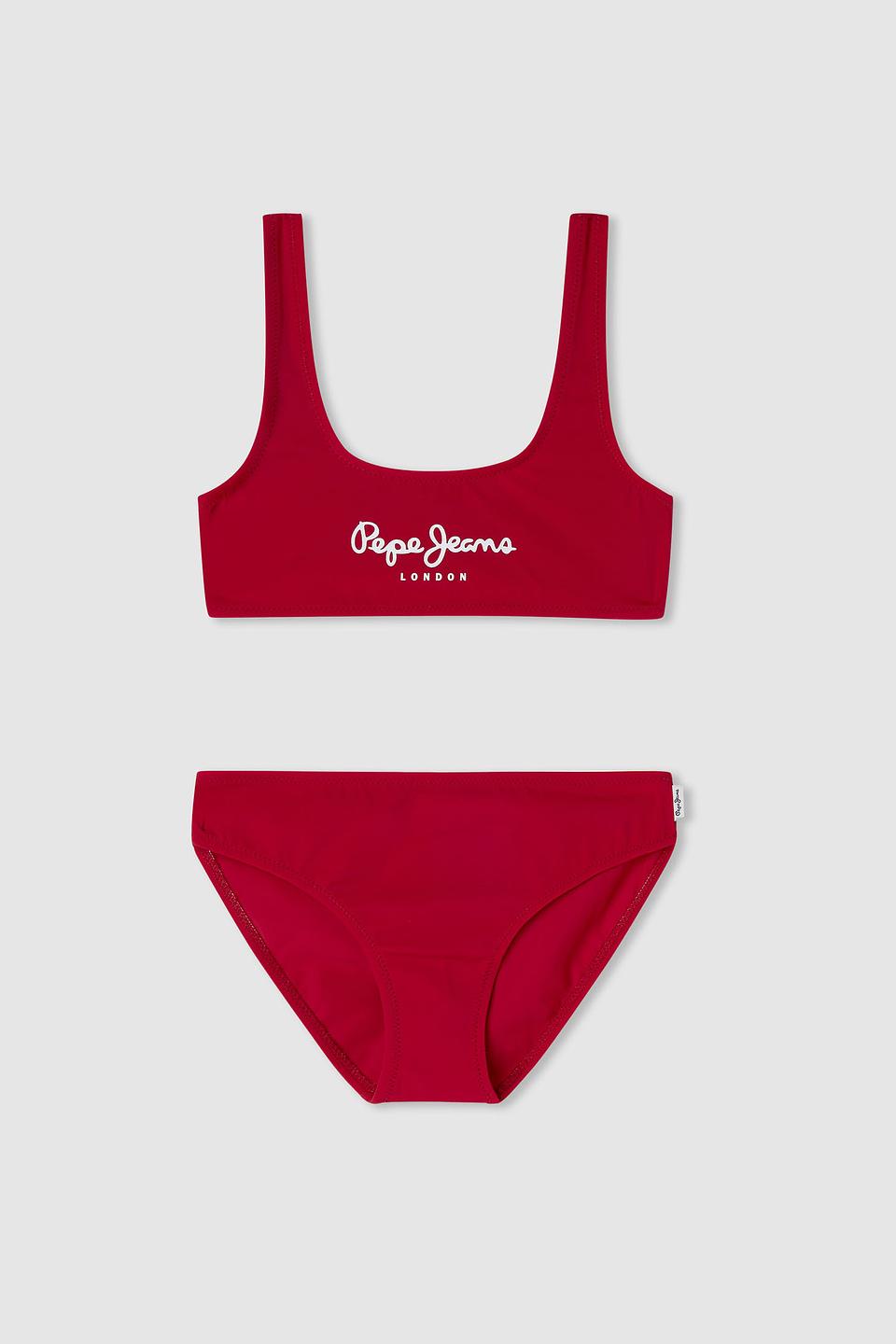 Купальник Pepe Jeans London дев. красный