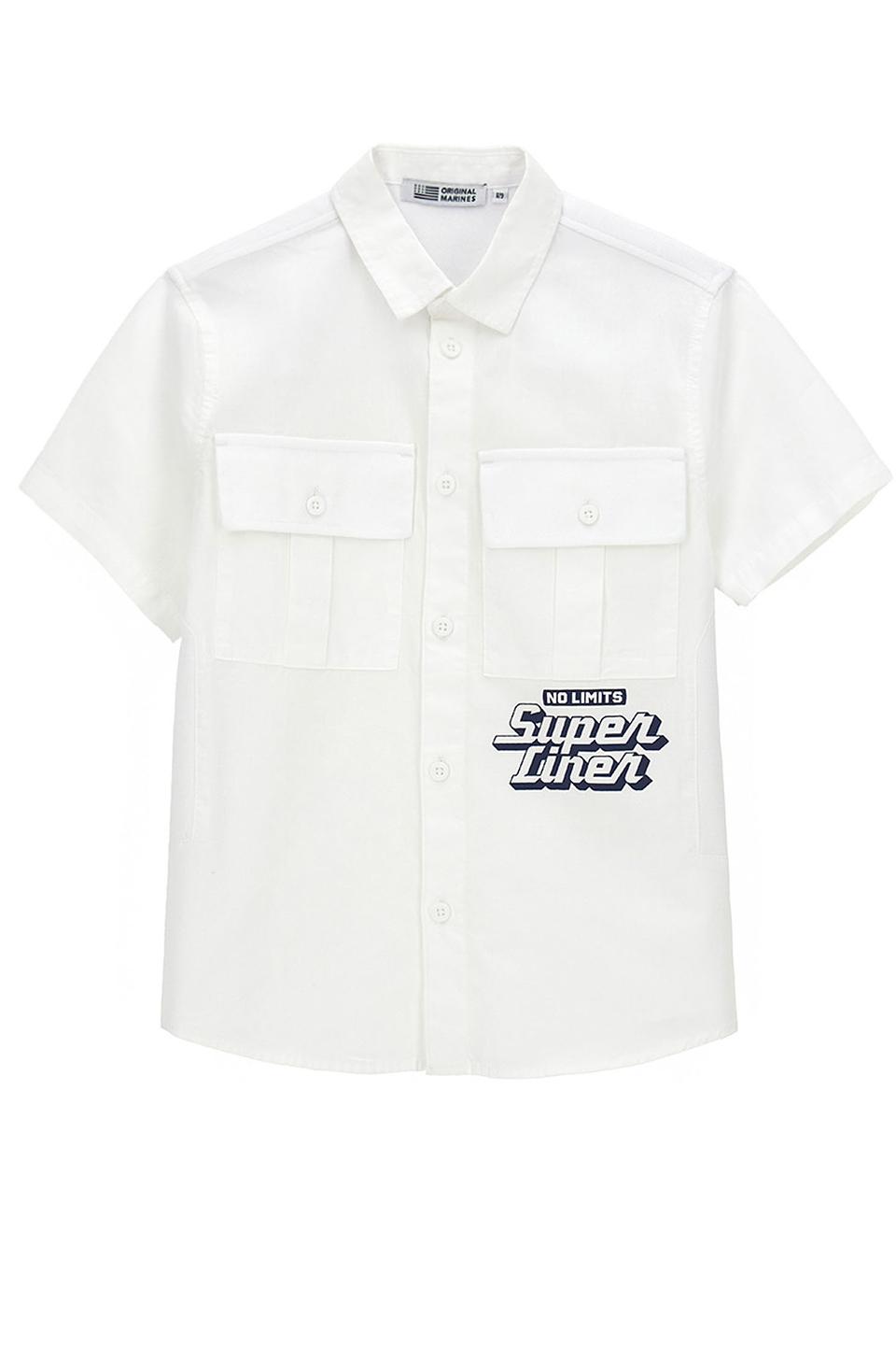 Рубашка Original Marines белая с принтом
