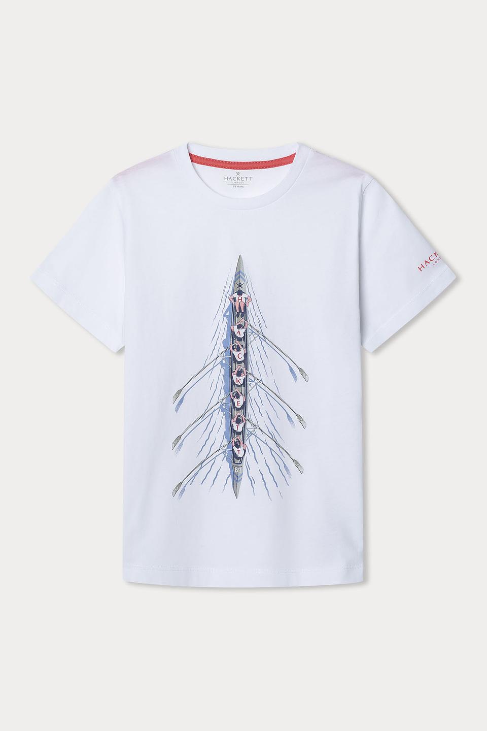 Футболка Hackett London с лодкой белый
