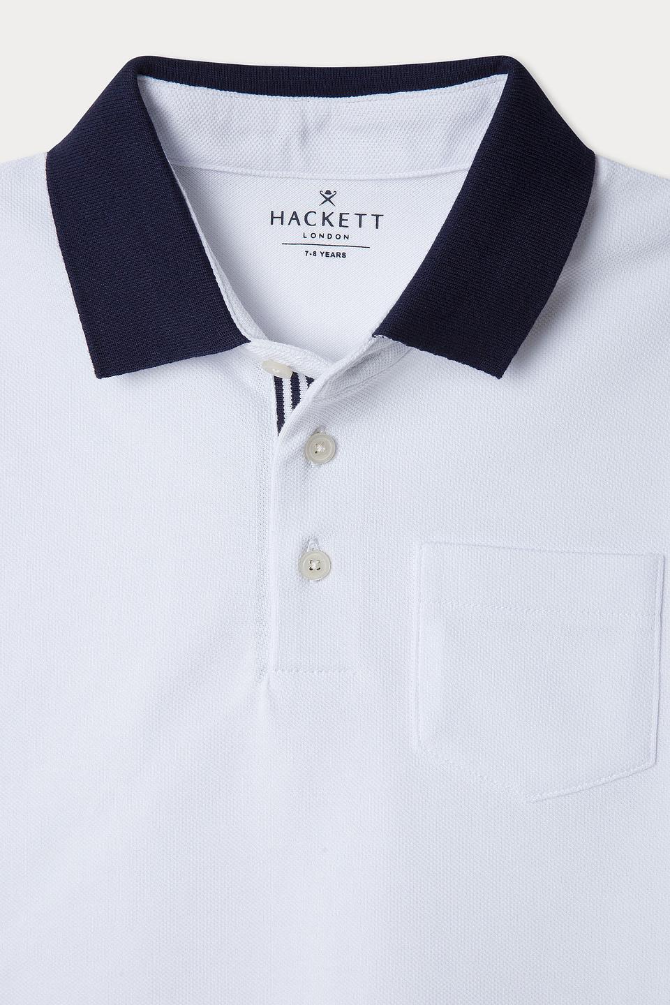 Поло Hackett London детское белое