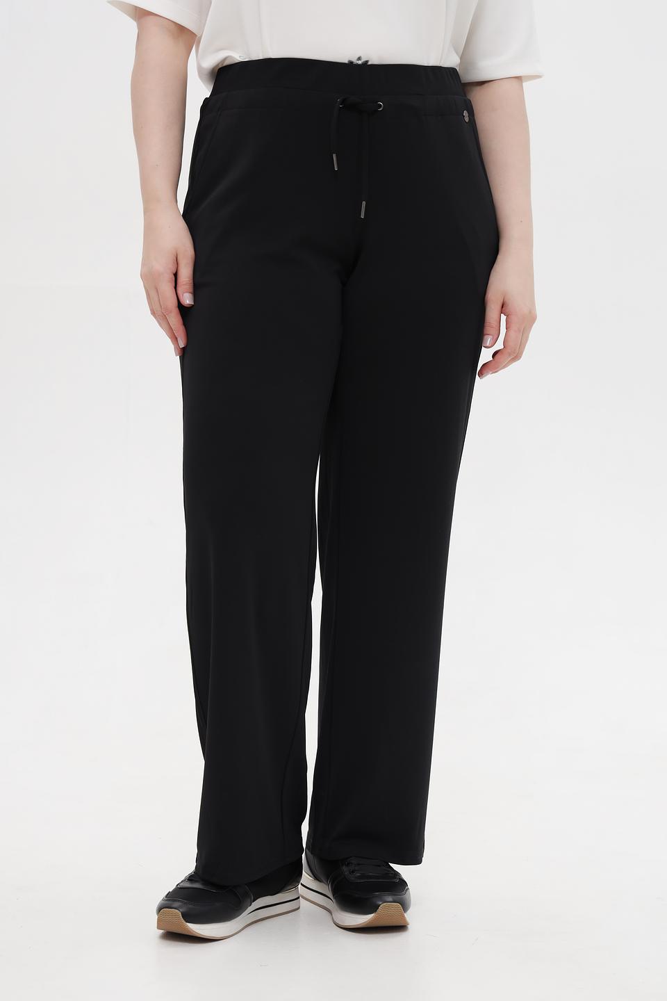 Брюки Lebek клёш чёрные