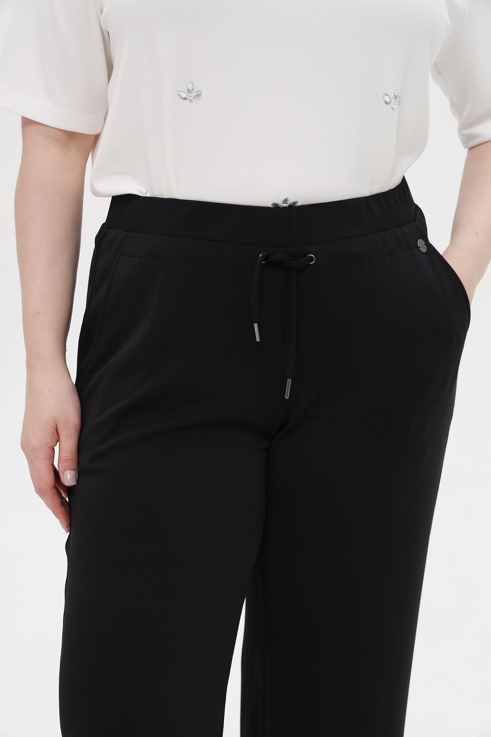 Брюки Lebek клёш чёрные