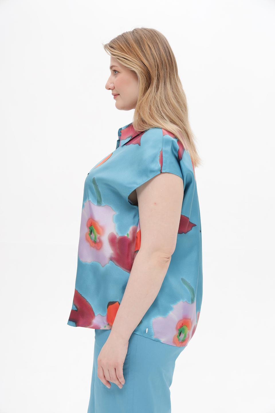 Блуза Luisa Cerano с цветочным принтом