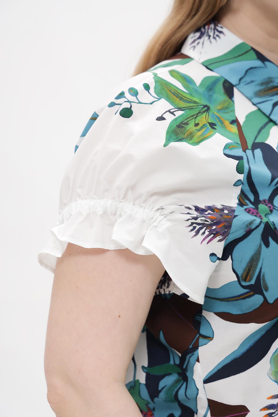 Блуза Luisa Cerano с цветочным принтом