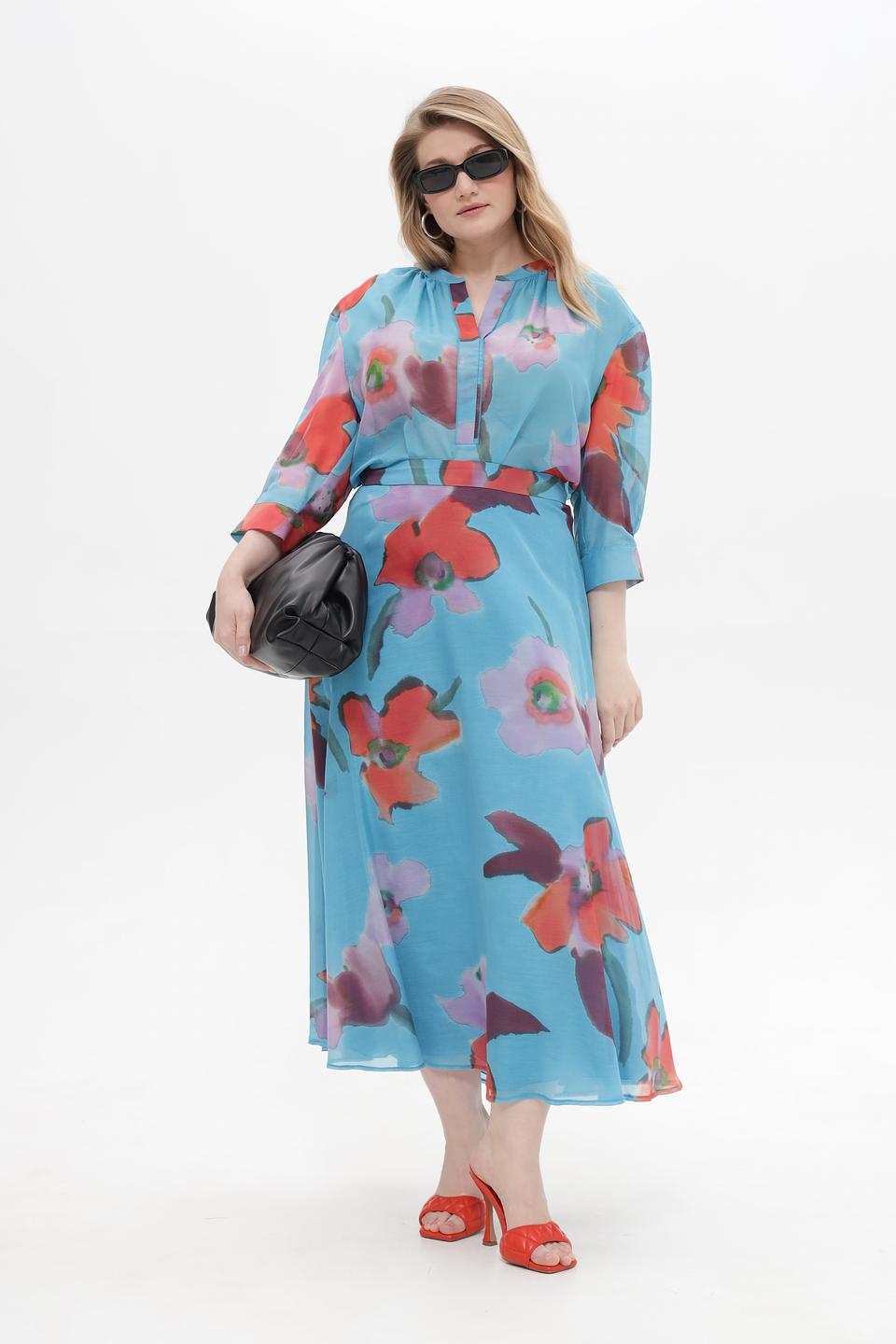 Юбка Luisa Cerano с цветочным принтом