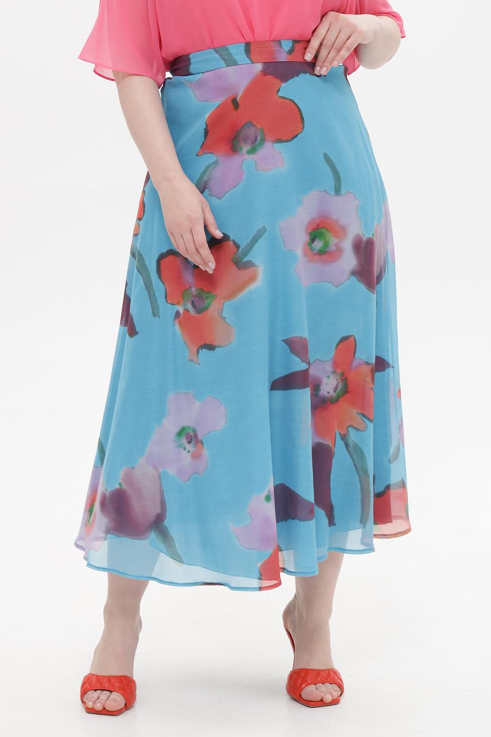 Юбка Luisa Cerano с цветочным принтом