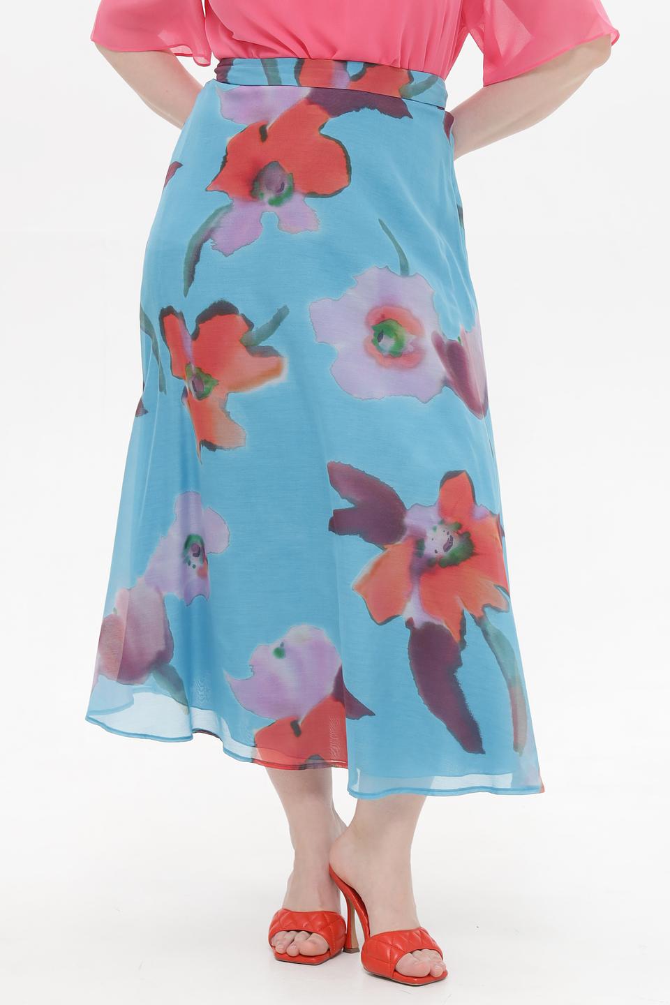 Юбка Luisa Cerano с цветочным принтом