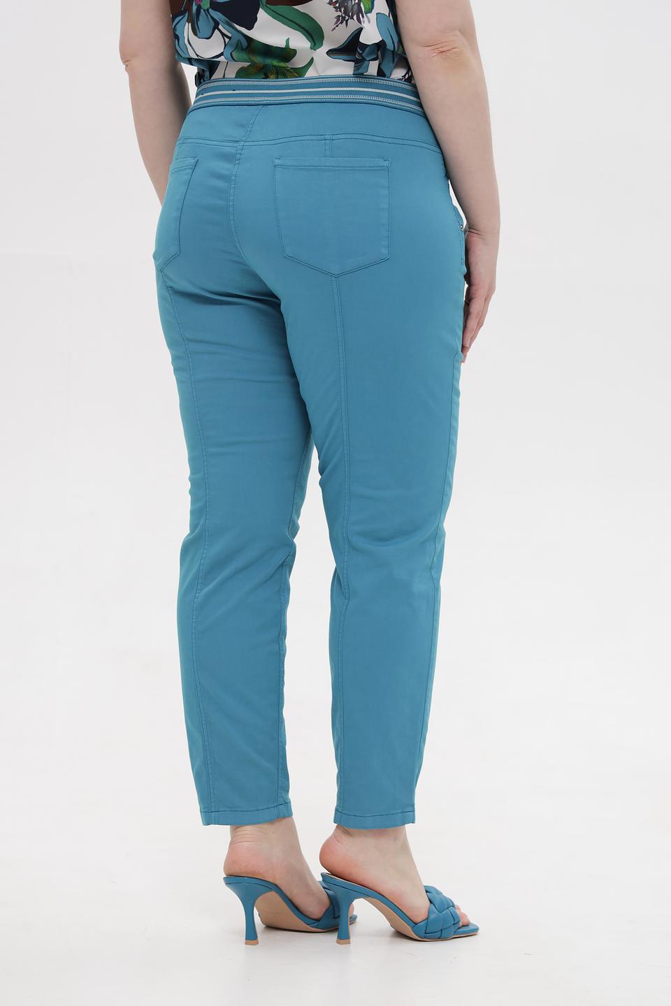 Брюки классические Luisa Cerano бирюзовые