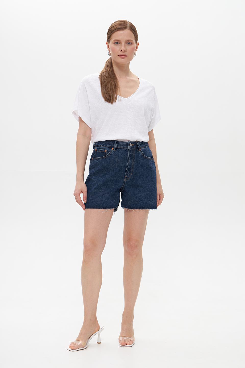 Футболка Marc O Polo женская белая V-образный вырез