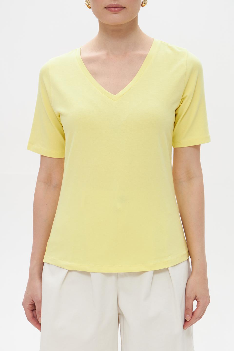 Футболка More and More женская лимонная