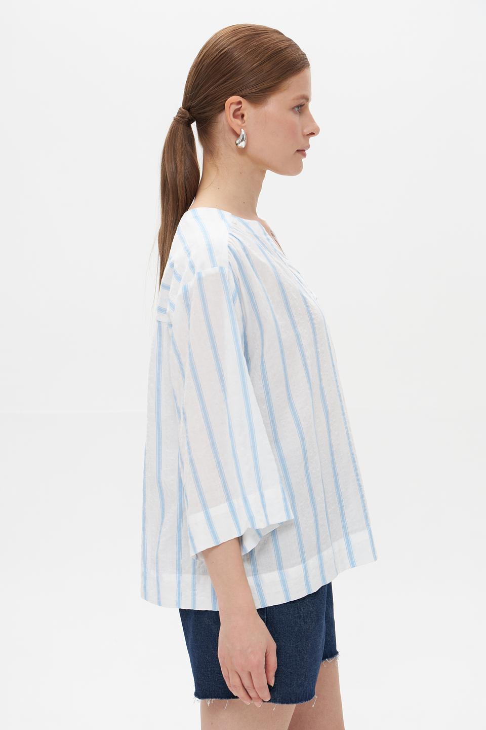 Блуза Broadway в полоску голубую