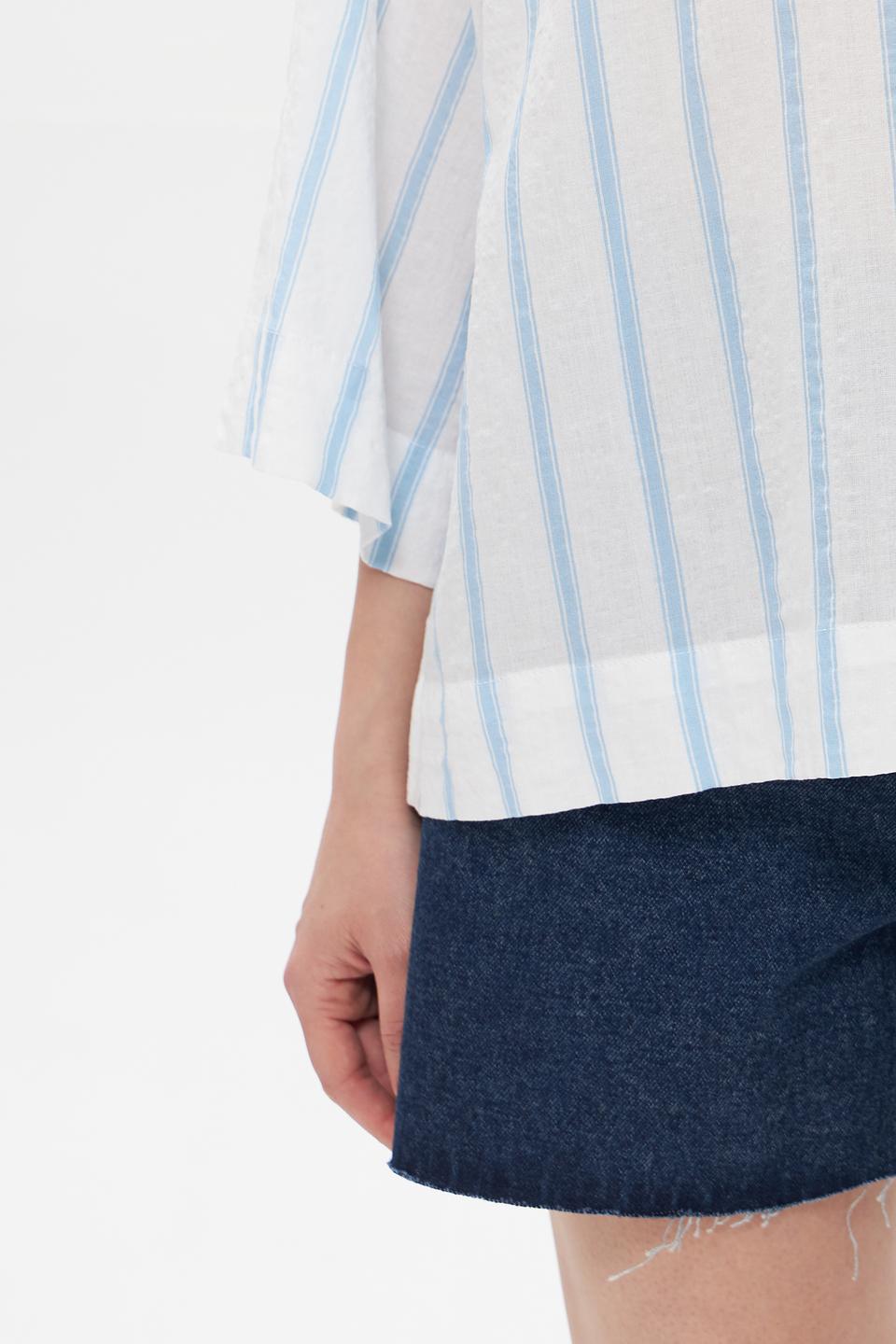 Блуза Broadway в полоску голубую