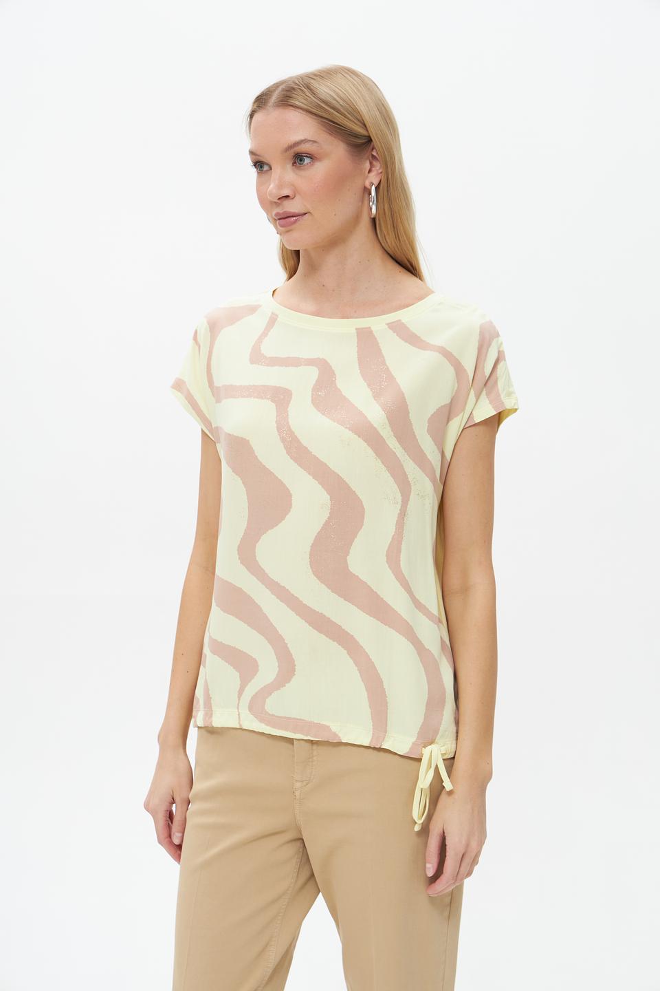 Блуза Betty and Co с волнистым принтом