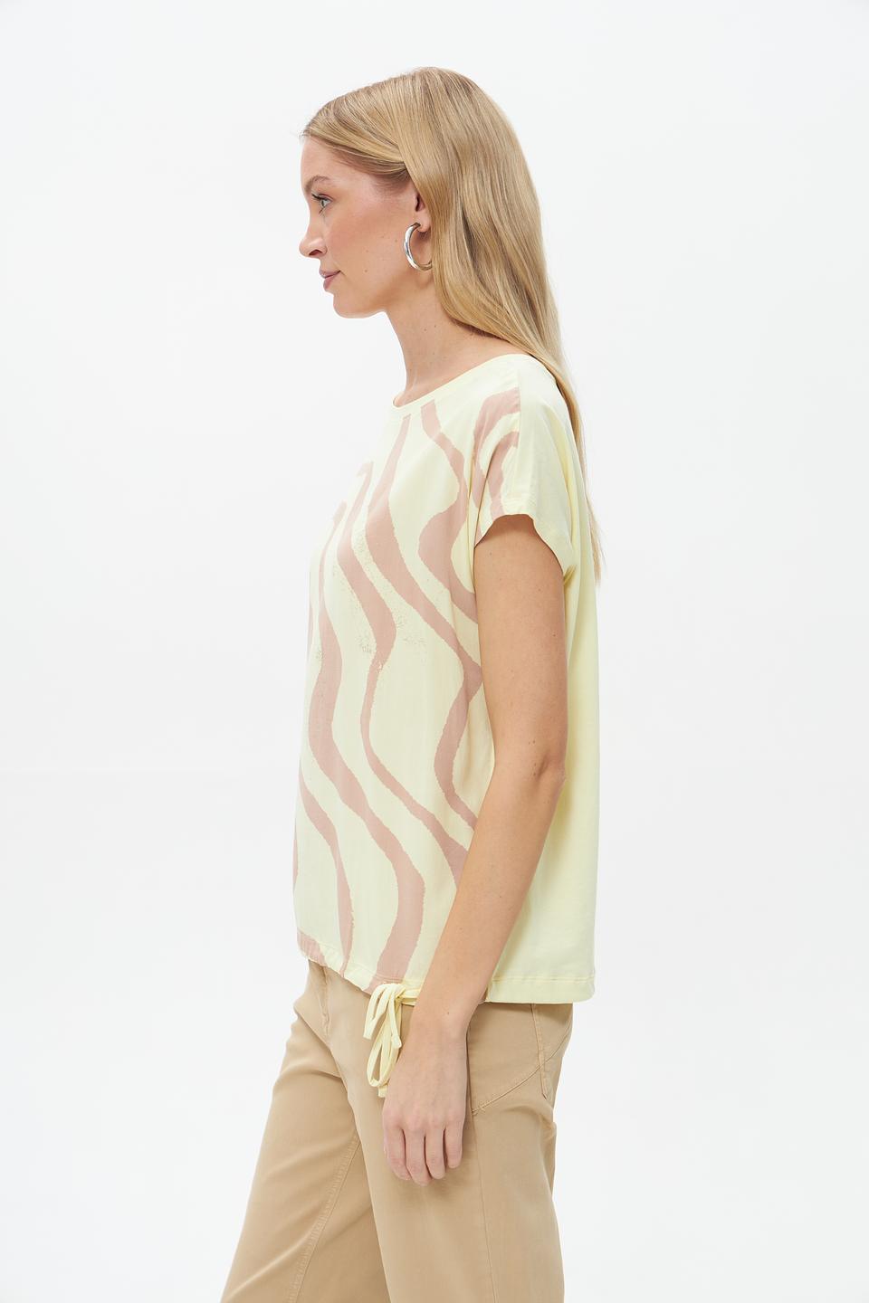 Блуза Betty and Co с волнистым принтом