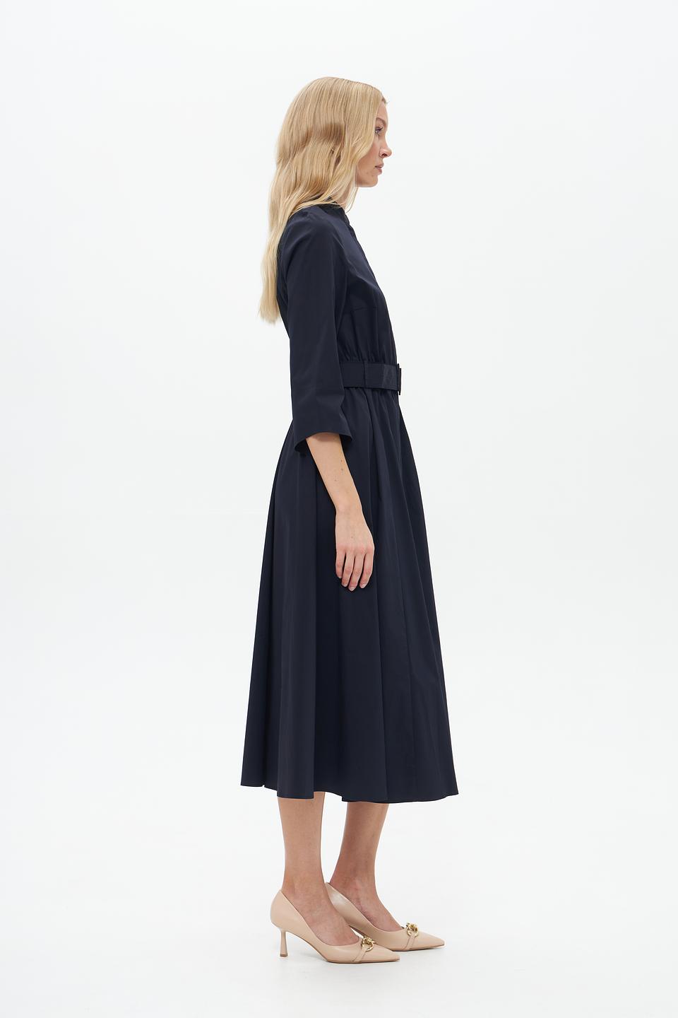 Платье Catnoir приталенное тёмно-синее