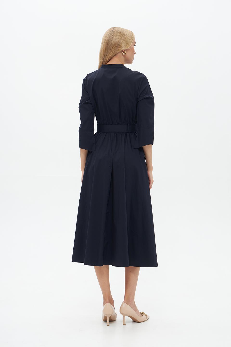 Платье Catnoir приталенное тёмно-синее