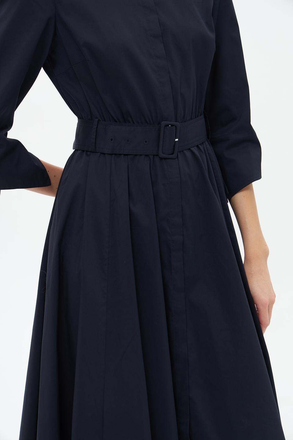 Платье Catnoir приталенное тёмно-синее