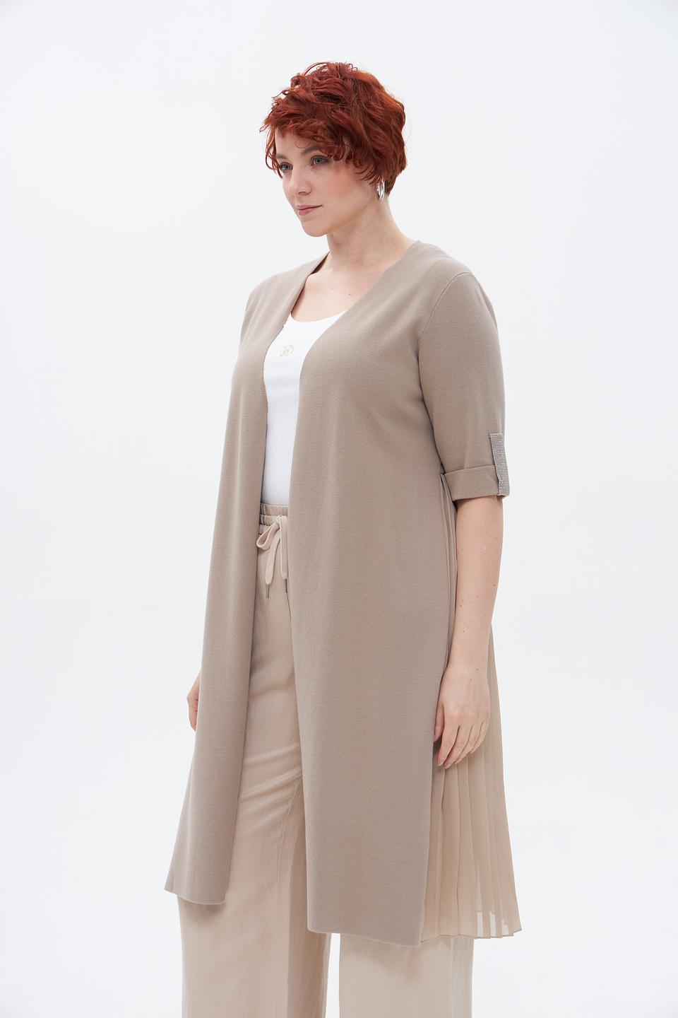 Жакет Tuzzi с плиссировкой бежевый