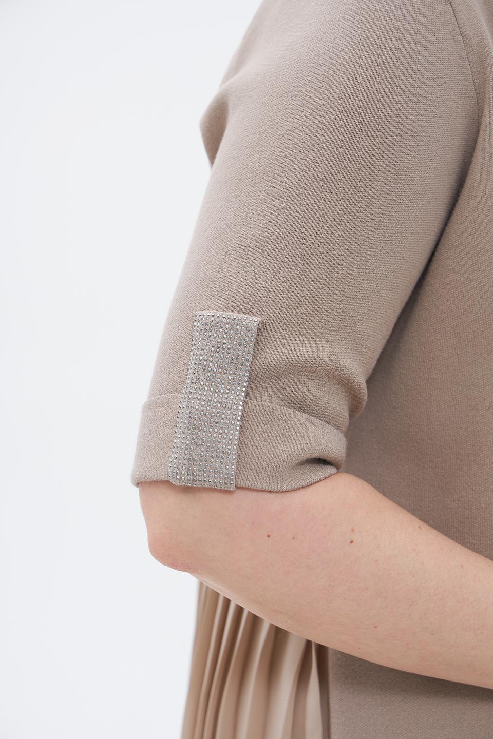 Жакет Tuzzi с плиссировкой бежевый